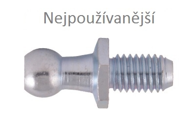 Kulový čep M8x10mm, Ø hlavy 10mm (AS10/M8)